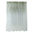 thumbnail image 2 of Ctnporpo Curtains Embroidery Curtains for Living Room 1 Panel Natural Embroidered Green Voile Lace Drapes with Design for Kids Room Semi Window Drapery Blackout Curtain Sheer Curtain, 2 of 9