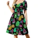 thumbnail image 1 of Vestido Tutti Fruity de manga corta Ropa mujer Vestidos de fiesta para mujer Vestido largo mujer Conjuntos de playa para mujer, 1 of 7