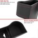 thumbnail image 4 of Organizador de espacio para asiento de automóvil, caja de almacenamiento universal para automóvil, soporte para teléfono, cuero multifunción, agua para automóvil, línea roja negra, 4 of 5