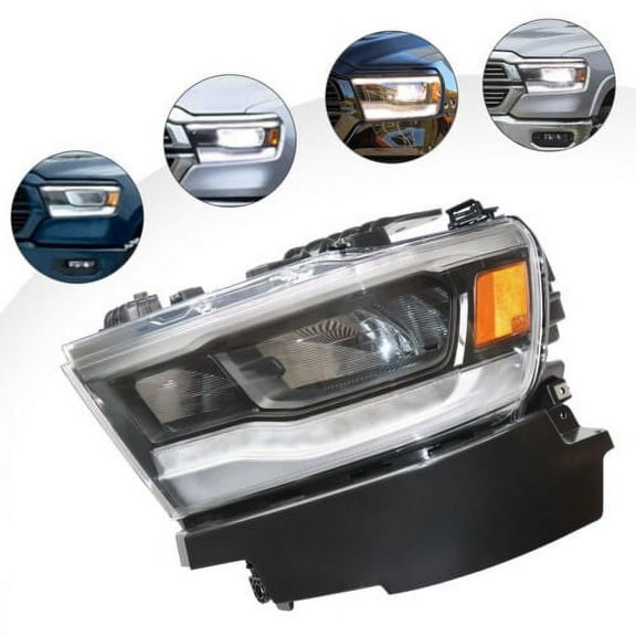 Full LED Headlight For Dodge Ram 1500 2019 2020 2021 Front Lamp Left Driver Side