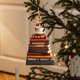 thumbnail image 4 of ELEVENTIME - Adorno de estantería con forma de árbol de Navidad, diseño económico, con libros apilados, adornos navideños, decoración de estantería, adorno de biblioteca, adorno navideño para, 4 of 6
