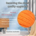 thumbnail image 4 of 1Pcs 0.55LB 25mChunky Chenille Yarn for Blanket, Super Bulky Soft Thick Fluffy Jumbo Giant Washable Polyester Big Yarn for Hand Knitting Extreme DIY Arm Knitting Throw Rugs Pillow, 4 of 7