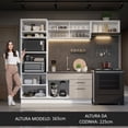 thumbnail image 5 of Cocina Integral Madesa 04 Agata 270cm Blanco/Crema, 5 of 5
