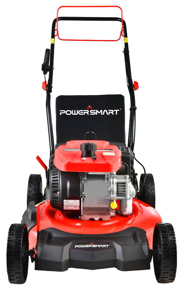 PowerSmart 209CC engine 21" 3-in-1 Gas Self Propelled Lawn Mower DB2194SH with 8" Rear Wheel, rear Bag, Side Discharge and Mulching - image 3 of 6