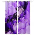 thumbnail image 2 of Marble Texture Purple Curtains for Living Room Kids Bedroom Blinds Windows Curtain Balcony Hall Custom Drape L, 2 of 5