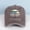 Brown, variant on LAKE CAMP SLOGAN HERE Letter Embroidered Color Block Trucker Hat Unisex Adjustable Cotton Breathable Fashion Cap for Travel Daily Wear
