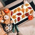 thumbnail image 4 of Non-Slip Maple Leaf Area Rug - Plush Bathroom Mat Absorbent Kitchen Floor Decor Fall Home Accent Skid-Proof Cushioned Mat Gift(A), 4 of 6