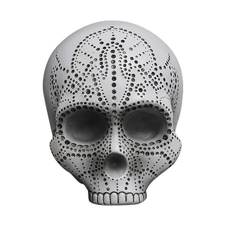 

Flowers Sculpture Human Head Skeleton Statue Collectible Decoration Home Design Soul Sculptural Elegant Christmas Decorations Ornament Set Christmas Ornament Daughter Glass Snowflake Ornament My