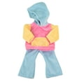 thumbnail image 6 of My Life As Loungewear Fashion Set for 18-inch Doll, 3 Pieces Included, Pink Yellow Blue Colorblock, 6 of 11