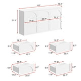 WIAWG 63-Inch Tall Bedroom & Living Room Storage Cabinet - Ample Space ...
