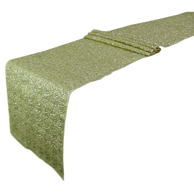 Darling Souvenir 1 Pcs Sequin Table Runner For Wedding Party Baby Shower Table Cloth Event Decor 12 x 108 Inches - Colors Available