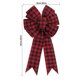 thumbnail image 3 of Corona Navideña Roja con Lazo Preatado para Árbol de Navidad, Guirnalda y Decoración Exterior, para Puerta, Otoño E Invierno, Día de San Esteban., 3 of 7