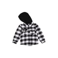 thumbnail image 2 of Infant Plaid Pattern Shirts Baby Boys Blouse Long Sleeve Single-breasted Tops Pocket Autumn Winter Baby Boy Shirt Blouse, 2 of 6