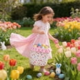 thumbnail image 4 of Easter Basket Floral Patterns Empty Easter Bucket with Handle,Candy Gifts Storage Tote Bags For Easter Egg Hunts,Gifts,Holiday Decorations,Spring Party Favors, 4 of 7