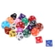 thumbnail image 1 of Juego de 20 dados poliédricos numéricos, perfecto para juegos de mesa y material escolar., 1 of 9