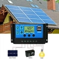 thumbnail image 3 of 2X Controlador de Carga Solar 100A, Regulador Inteligente de BateríA de Panel Solar con Puerto USB Dual, Controlador MultifuncióN, 3 of 8