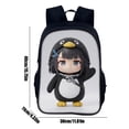 thumbnail image 2 of Gugugaga Penguin Backpack for Women Men, Waterproof Lightweight School Bag with Cute Penguin Print, Travel Laptop Backpack Daily Use, Christmas Gift, 2 of 7