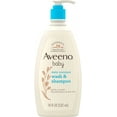 thumbnail image 2 of Aveeno Lightly Scented Baby Wash And Shampoo, Tear Free, 18 Oz, 2 of 7