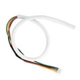 thumbnail image 4 of 4 Core White Cable, 4 Core Cable, Preconnected Cable Connectors 30m 4 Core Flexible Copper Cable, For Office Hotel, 4 of 8