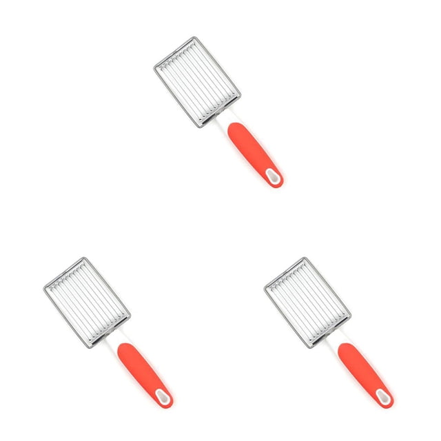 Billuyoard Tomato Slicer Stainless Steel Anti-slip Vegetables Potato Tool Cook Cheese Slicing for Home Kitchen Barbecue Picnic Type1