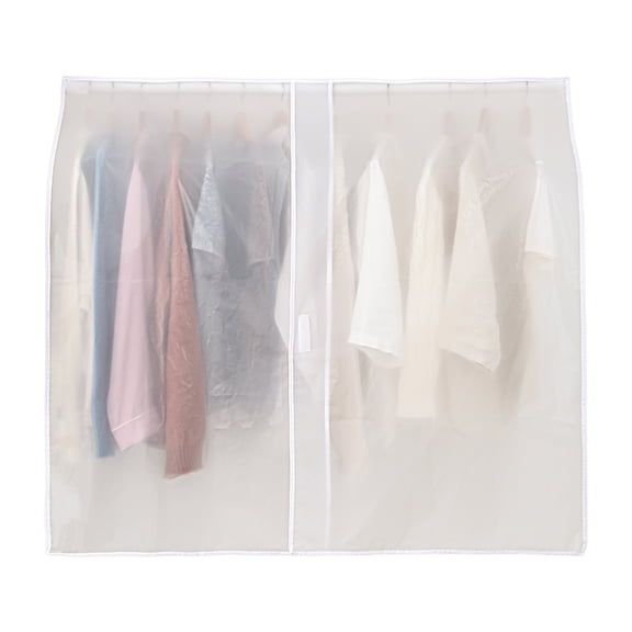 Unique Bargains Garment Bags with Magic Tapes, Dust-proof Clothes Cover 43.3"x43.3"