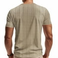 thumbnail image 5 of Men Lightweight Button Down V-Neck T-Shirts Summer Casual&Outdoor Dressy Tops Multiple Colors Summer, 5 of 7
