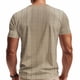 thumbnail image 5 of pstuiky camisetas de hombre, Camisa de manga corta con cuello en V y ventilación con botones de color liso para hombre camisas casuales para hombre xxl, 5 of 7