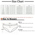 Busydd Womens Underwear Solid Color Ribbed High Waisted Hipster Briefs