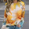 thumbnail image 2 of Sunflower Womens Oversized Sweatshirts Hoodies Crewneck Casual Tops Comfy FallWinter Clothes 2024, 2 of 7