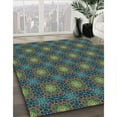 thumbnail image 2 of Ahgly Company Indoor Rectangle Patterned Fall Forest Green Area Rugs, 7' x 9', 2 of 6