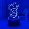 thumbnail image 2 of Luz nocturna Jokers LED 3D que cambia de color para niños con base, 2 of 5