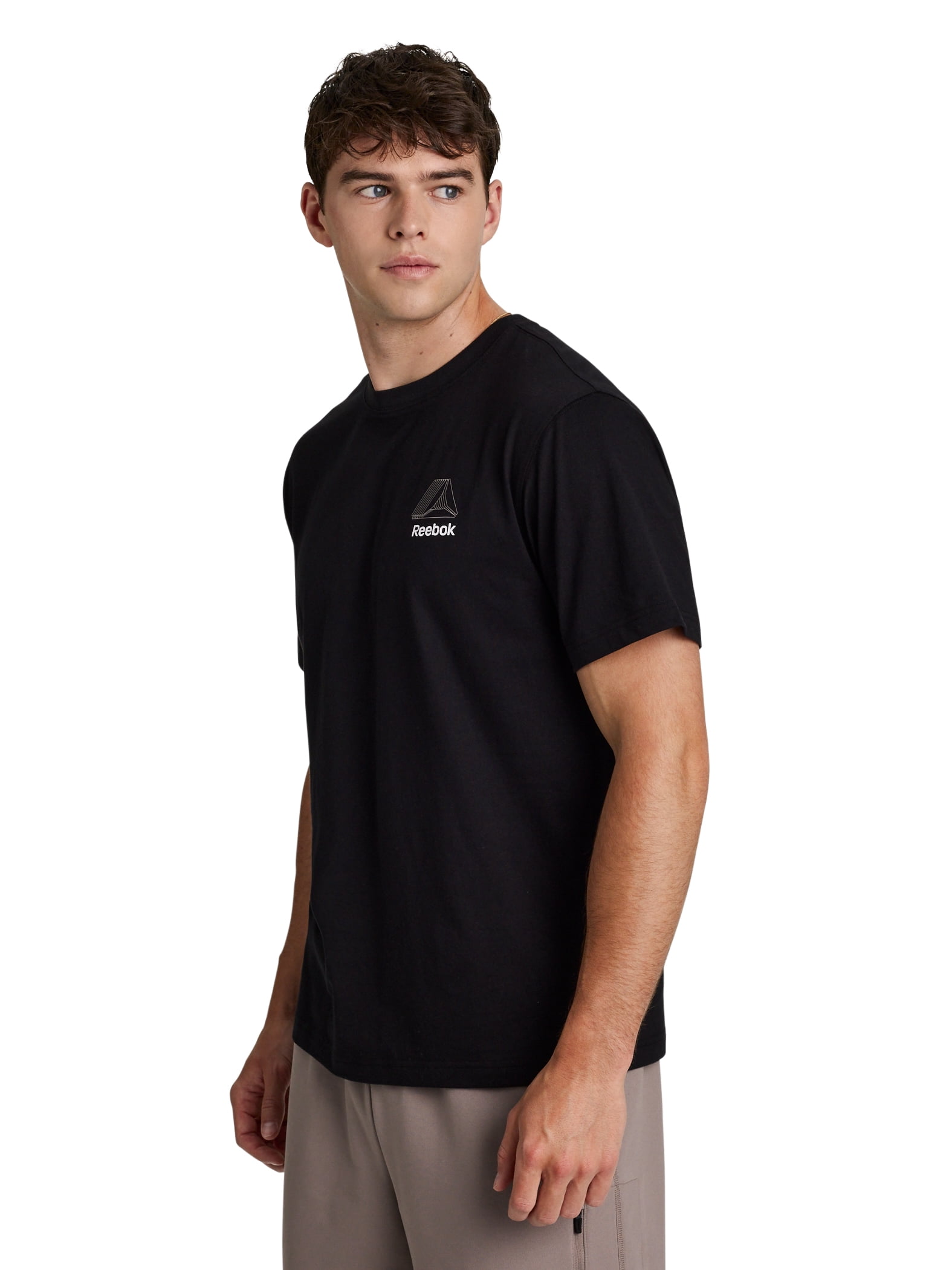 Reebok Men's and Big Men's Front and Back Graphic Tee Shirt, Echoes, Sizes XS-5XL