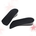 thumbnail image 5 of Qiushaoyue 1 Pair of 2.5cm Height Increase Half Insole PU Invisible Shoe Lifts Heel Insoles Shoe Elevator Inserts (Black), 5 of 6