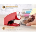 thumbnail image 3 of Bostitch Office Personal Electric Pencil Sharpener, Powerful Stall-Free Motor, High Capacity Shavings Tray, Red (EPS4-RED), 3 of 5