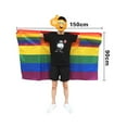 thumbnail image 4 of Rainbow Pride Banner 3x5 ft (36 x 60 in) - Colores vibrantes Adepaton Figuras Decorativas y Floreros, 4 of 5
