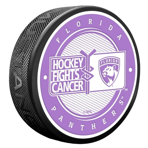 Florida Panthers Hockey Fights Cancer Puck