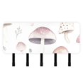 thumbnail image 6 of White Mushrooms Key Holder for Wall Mail Holder Organizer with 5 Key Hooks Wall Mount Key Rack with Shelf, 6 of 6
