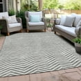 thumbnail image 6 of Addison Rugs Chantille Indoor/Outdoor Transitional Chevron Gray Washable Rectangle Rug, 10' x 14', 6 of 6