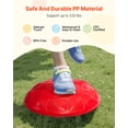 thumbnail image 5 of VEVOR Turtle Balance Stepping Stones,6 PCS, Up to 220 lbs Kids Turtle Jumping Stones Steps Stones, Toddler Obstacle Course Coordination Game Toys Indoor or Outdoor Play for Children Aged 3 4 5 6 7 8+, 5 of 9