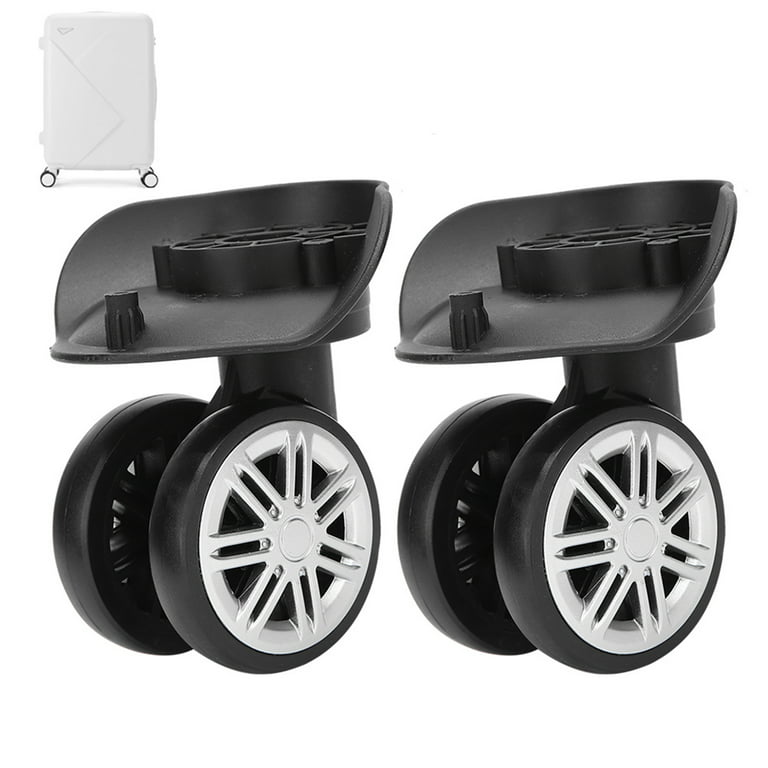 1Pair of A03 Outdoor Mute Double Row Large Wheel Luggage Wheel