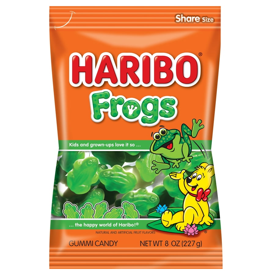 Haribo Frogs Gummi Candies, 8 oz.