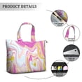 thumbnail image 2 of 22 Inch Oversized Travel Bag Lightweight Canvas Weekender Duffel with Multi Pockets, Animal Print, 2 of 5