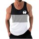 thumbnail image 1 of Hombres Casual Moda Patchwork Impresión Pullover Cuello Redondo Deportes Tanque, 1 of 4