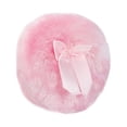thumbnail image 3 of Powder Puff Long Plush Baby Body Soft Washable Cosmetic Dusting Puff with Ribbon Handle, Pink, 3 of 10