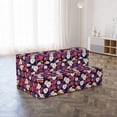 thumbnail image 2 of Floral Foldable Mattress, Flowers Jungle Look Leaves, 78.7" x 47.2", Multicolor, by Ambesonne, 2 of 4