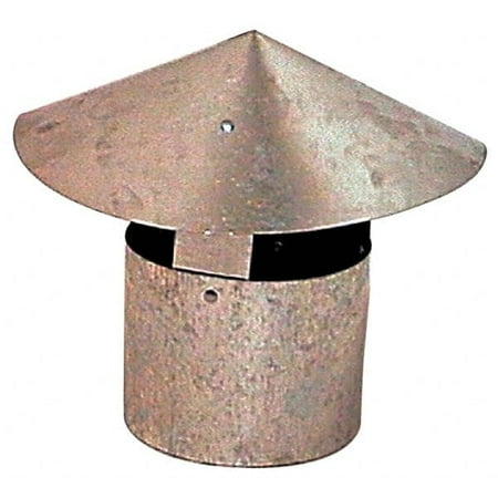 

5 ID Galvanized Duct Rain Cap