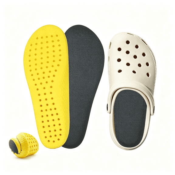 TELOLY Wide Toe Box Insoles for Barefoot Shoes, Memory Foam Replacement Inserts for Men Women, Shock Absorbing Breathable Comfort Fit for Wide Feet (Men 6-6.5 | Women 8-8.5(9.84")