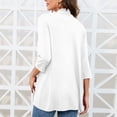 thumbnail image 5 of Outfmvch Cardigan Sweaters For Women Sweaters For Women Womens Casual Lightweight Cardigan With Pockets 3 4 Sleeve Front Open Dust Duster Hoodies For Women White S, 5 of 7
