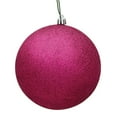 thumbnail image 1 of Vickerman N593070DG Boule de Noël 12 Po. Fuchsia Pailletée avec Capuchon Percé, 1 of 3