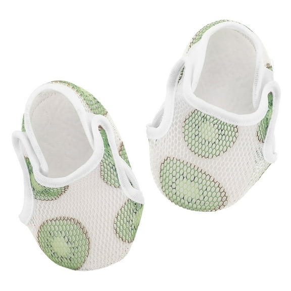 LOLIPPYY 1Pair Infants First Walking Shoes Breathable Mesh Soft Sole Adjustable Hook and Loop Closure